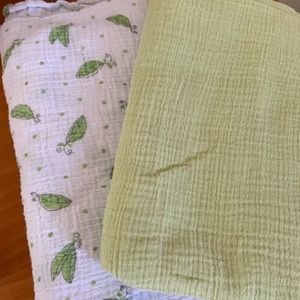 2 Muslin Blankets